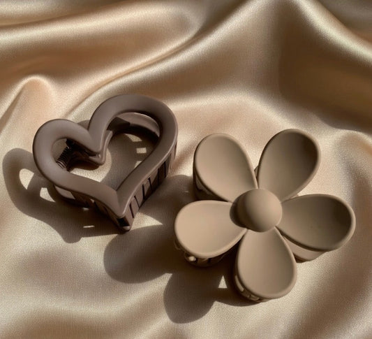 Medium Designed Hair Clips (Each Sold Separately)