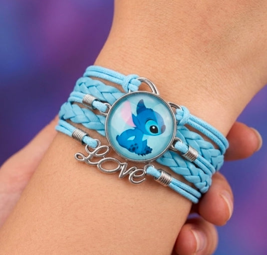 Blue Stitch Bracelet Great For Youth And Adults